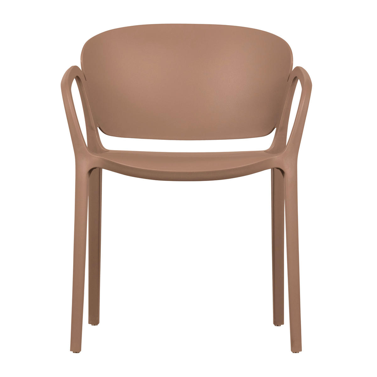 GARTENSTUHL-SET Lachsfarben  - Lachsfarben, MODERN, Kunststoff (57/75/56cm) - Livetastic