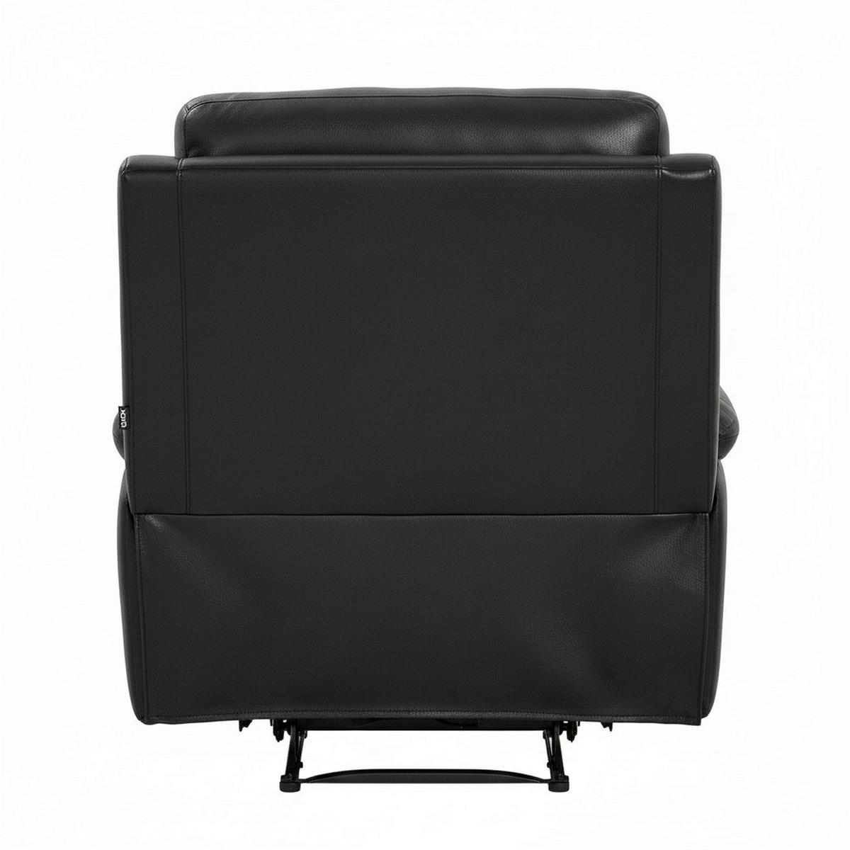 SESSEL 92/103/92 cm  in Lederlook Schwarz  - Schwarz, KONVENTIONELL, Textil (92/103/92cm) - Livetastic