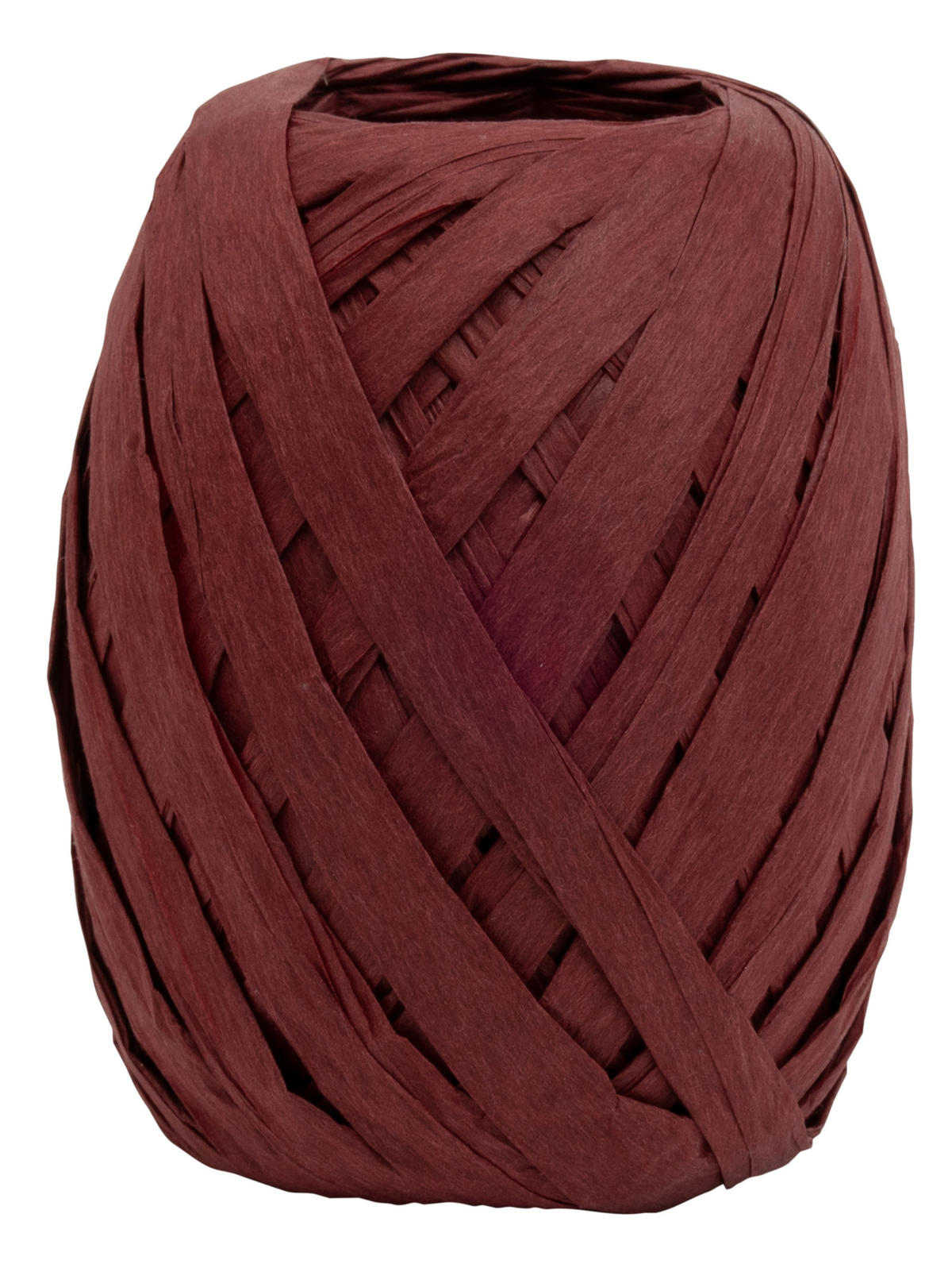 GESCHENKBAND  - Weinrot, Basics, Papier (0.7cm)