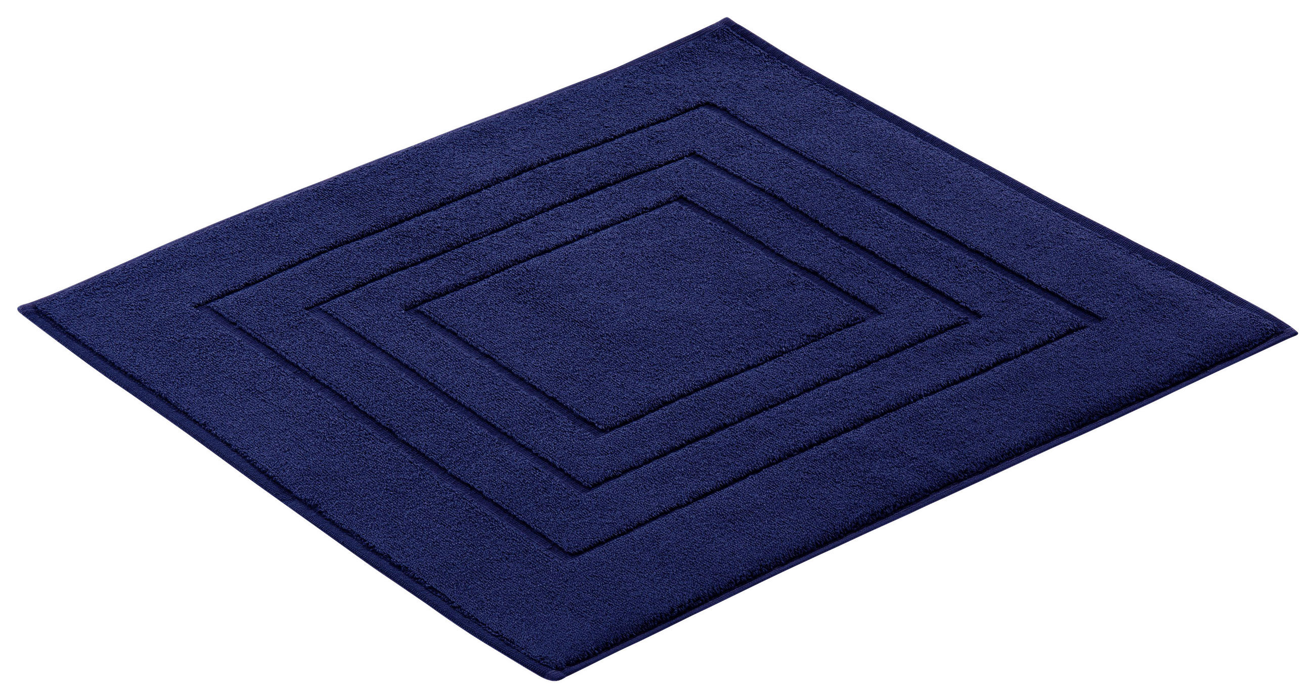 BADEMATTE Blau 60/60 cm  - Blau, Basics, Textil (60/60cm) - Vossen