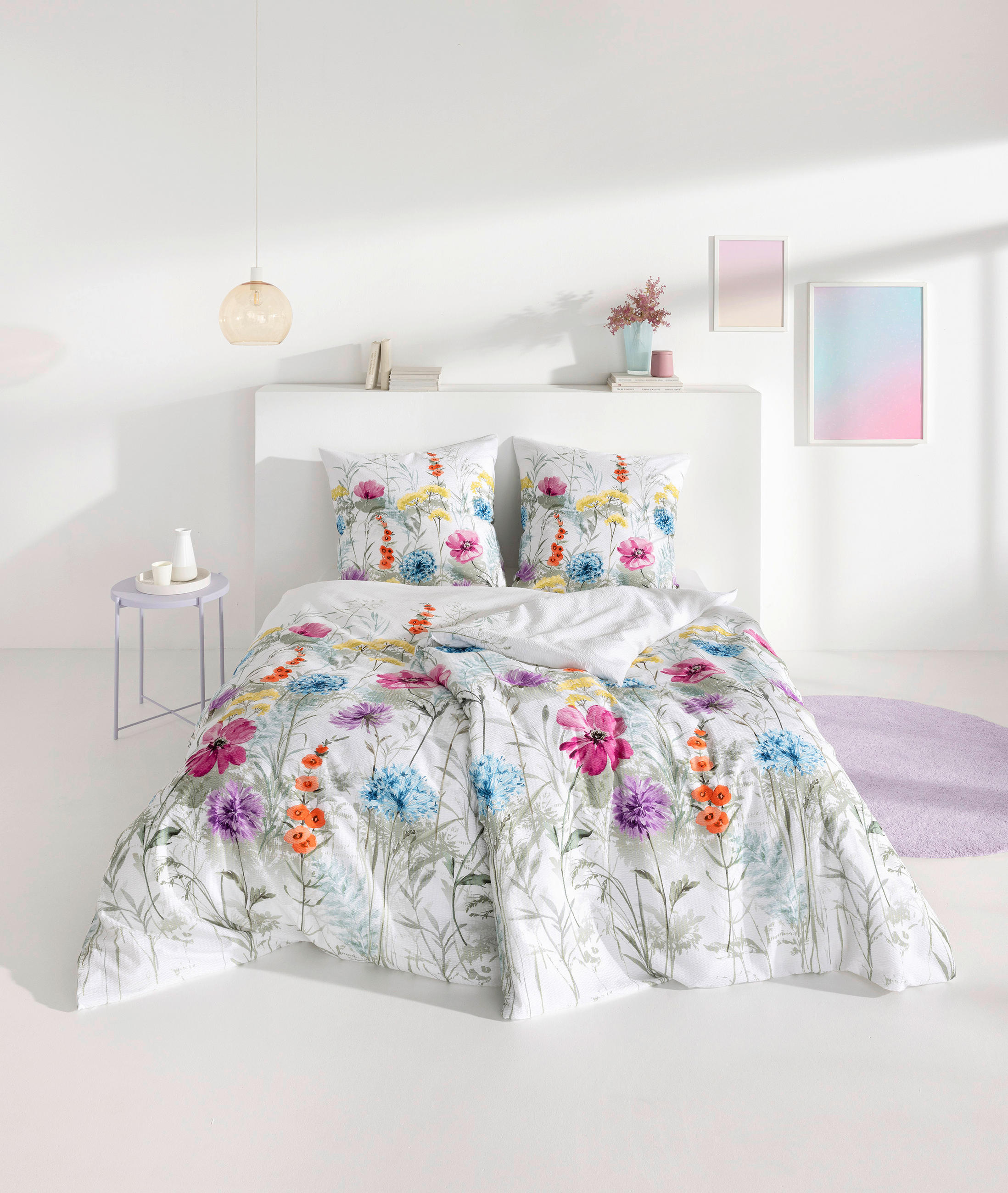 BETTWÄSCHE Impulse Seersucker  - Multicolor, Design, Textil (155cm) - Estella