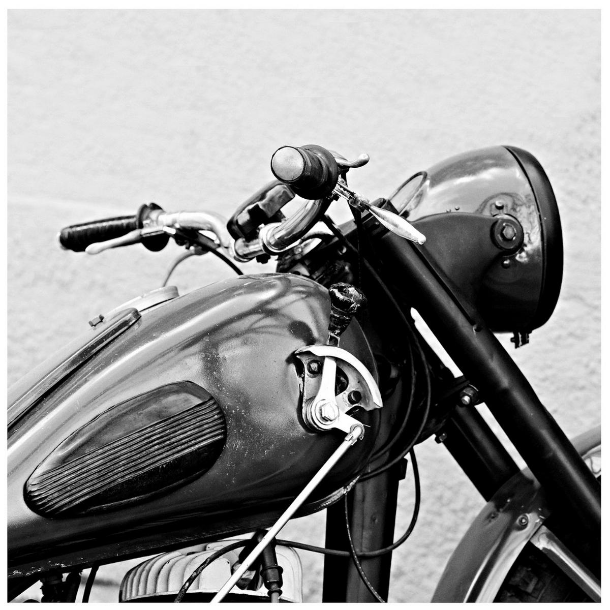 STEKLENA SLIKA    - črna/bela, Basics, steklo (80/80/1,5cm)