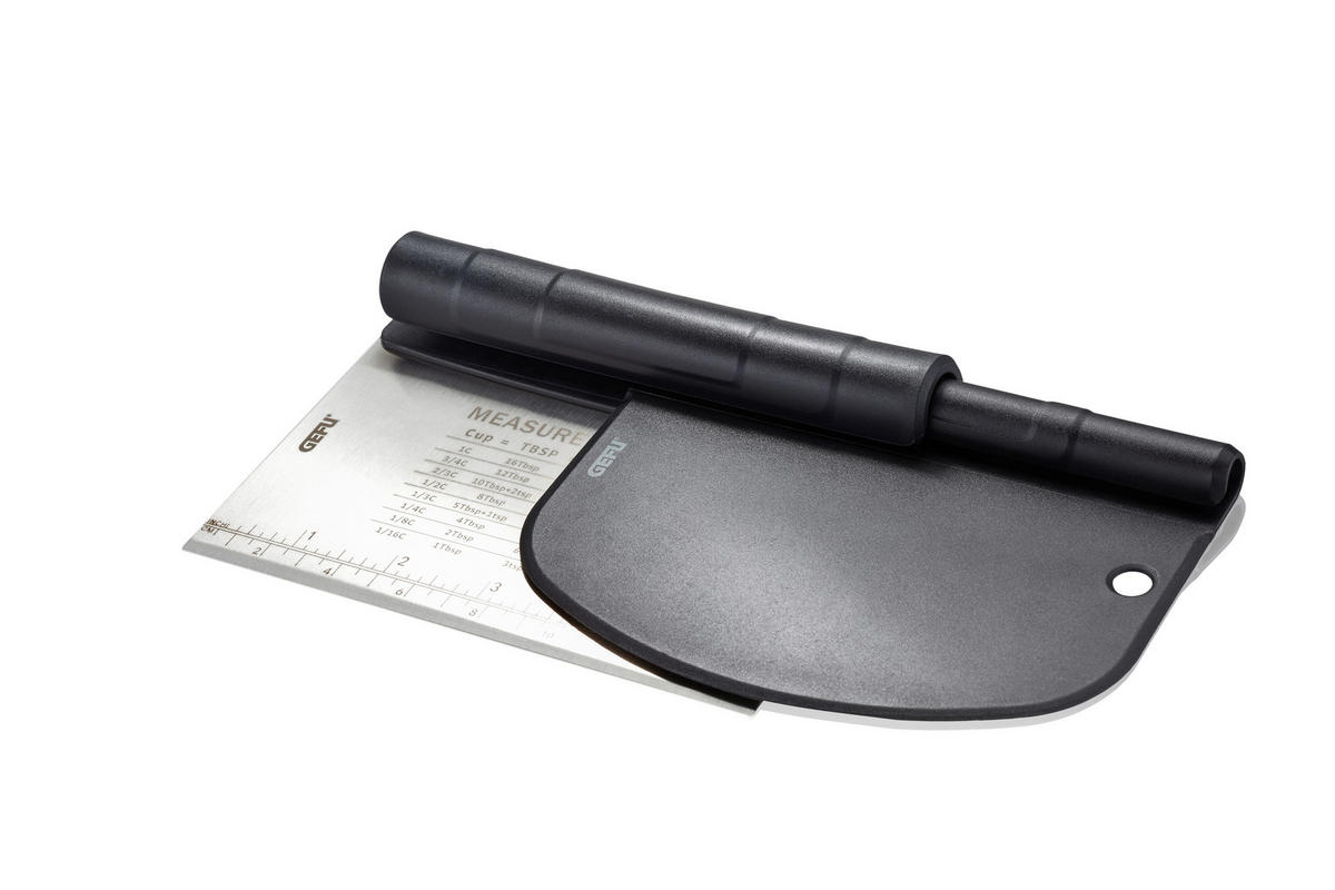 TEIGSCHABER - Edelstahlfarben/Schwarz, Basics, Kunststoff/Metall (15,2/11,3/2,8cm) - Gefu