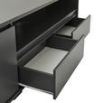 LOWBOARD  in 180/55/48 cm  - Anthrazit/Schwarz, Design, Holzwerkstoff/Kunststoff (180/55/48cm) - Carryhome
