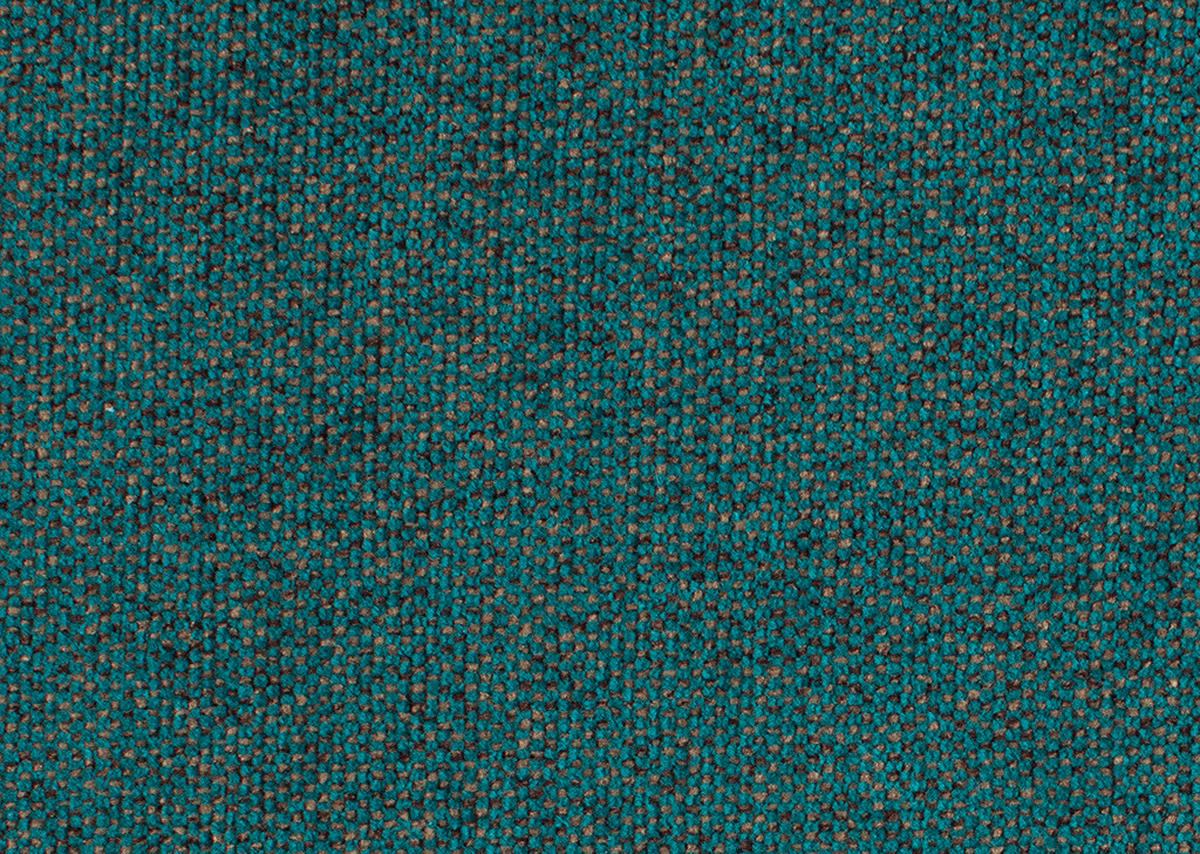 ECKSOFA in Webstoff Petrol  - Petrol/Schwarz, Design, Kunststoff/Textil (332/163cm) - Stylife