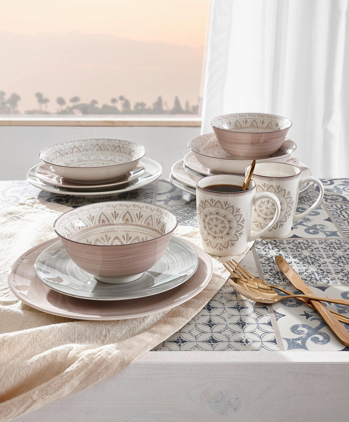 MÜSLISCHALE Valencia 15,5 cm  - Creme/Braun, KONVENTIONELL, Keramik (15,5cm) - Ritzenhoff Breker