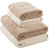 FROTTIERSET Sandfarben, Beige 4-teilig  - Sandfarben/Beige, Basics, Textil (50/100cm) - Esprit