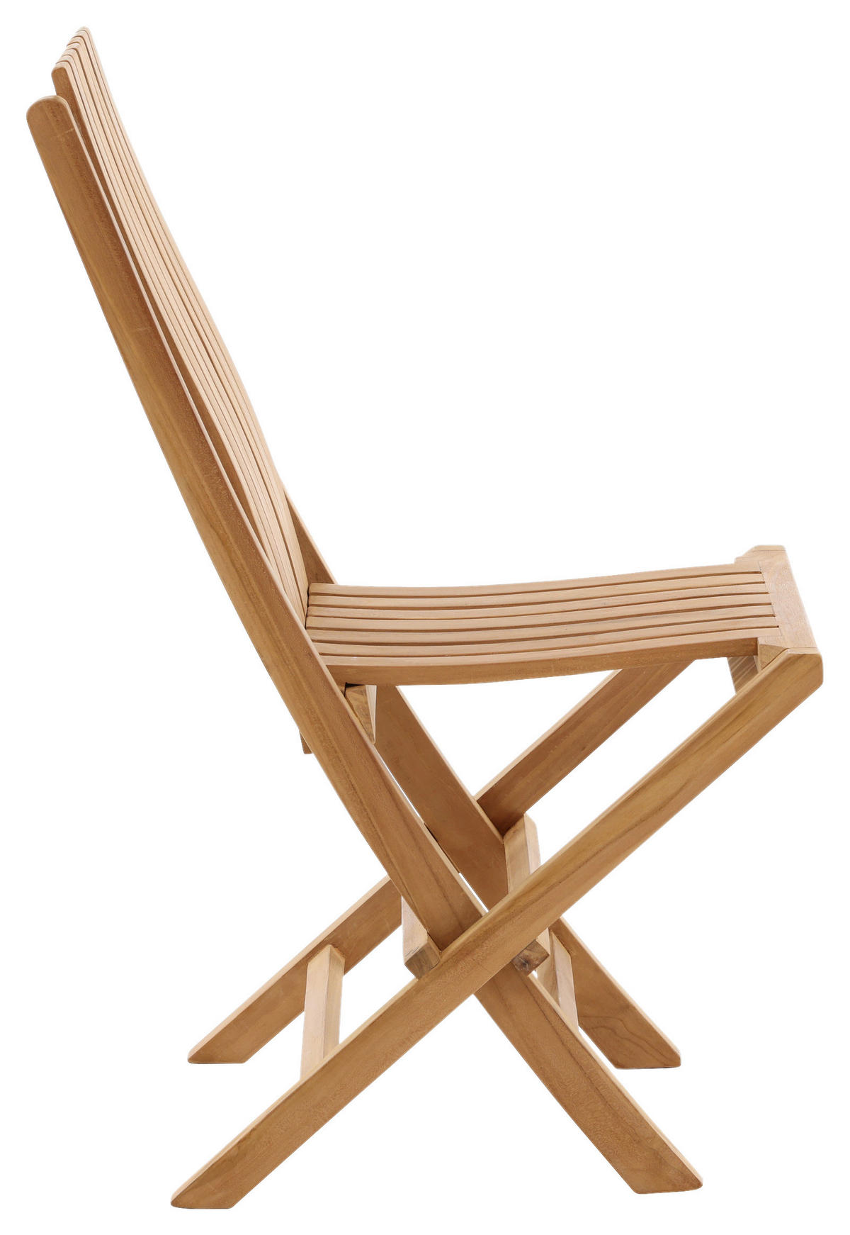 GARTENKLAPPSESSEL in Holz Teakfarben  - Teakfarben, KONVENTIONELL, Holz (43/98/47cm) - Gardenson