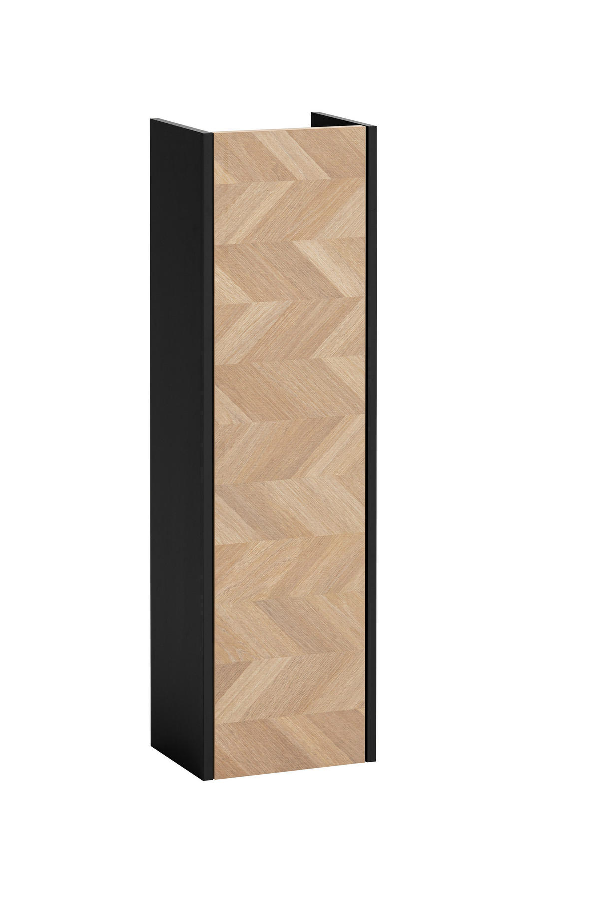 MIDISCHRANK 30,2/106,1/23,4 cm  - Eichefarben/Schwarz, KONVENTIONELL, Holzwerkstoff (30,2/106,1/23,4cm)