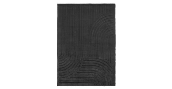 HOCHFLORTEPPICH 160/230 cm Siena Anthrazit - Anthrazit, Design, Kunststoff/Textil (160/230cm) - Novel