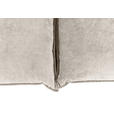 ECKSOFA in Webstoff Beige  - Beige/Schwarz, Design, Textil/Metall (338/165cm) - Hom`in