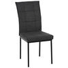 STUHL Mikrofaser Anthrazit, Schwarz  - Anthrazit/Schwarz, KONVENTIONELL, Textil/Metall (44/96/61cm) - MID.YOU