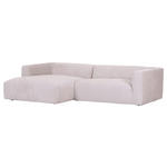 ECKSOFA in Chenille Beige  175/280 cm  - Beige/Schwarz, Design, Kunststoff/Textil (175/280cm) - Landscape