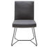 STUHL in Metall, Textil, Leder Schwarz, Türkis, Dunkelbraun - Türkis/Dunkelbraun, Design, Leder/Textil (64/93/65cm) - Ambiente STUHL in Metall, Textil, Leder Schwarz, Türkis, Dunkelbraun - Türkis/Dunkelbraun, Design, Leder/Textil (64/93/65cm) - Ambiente