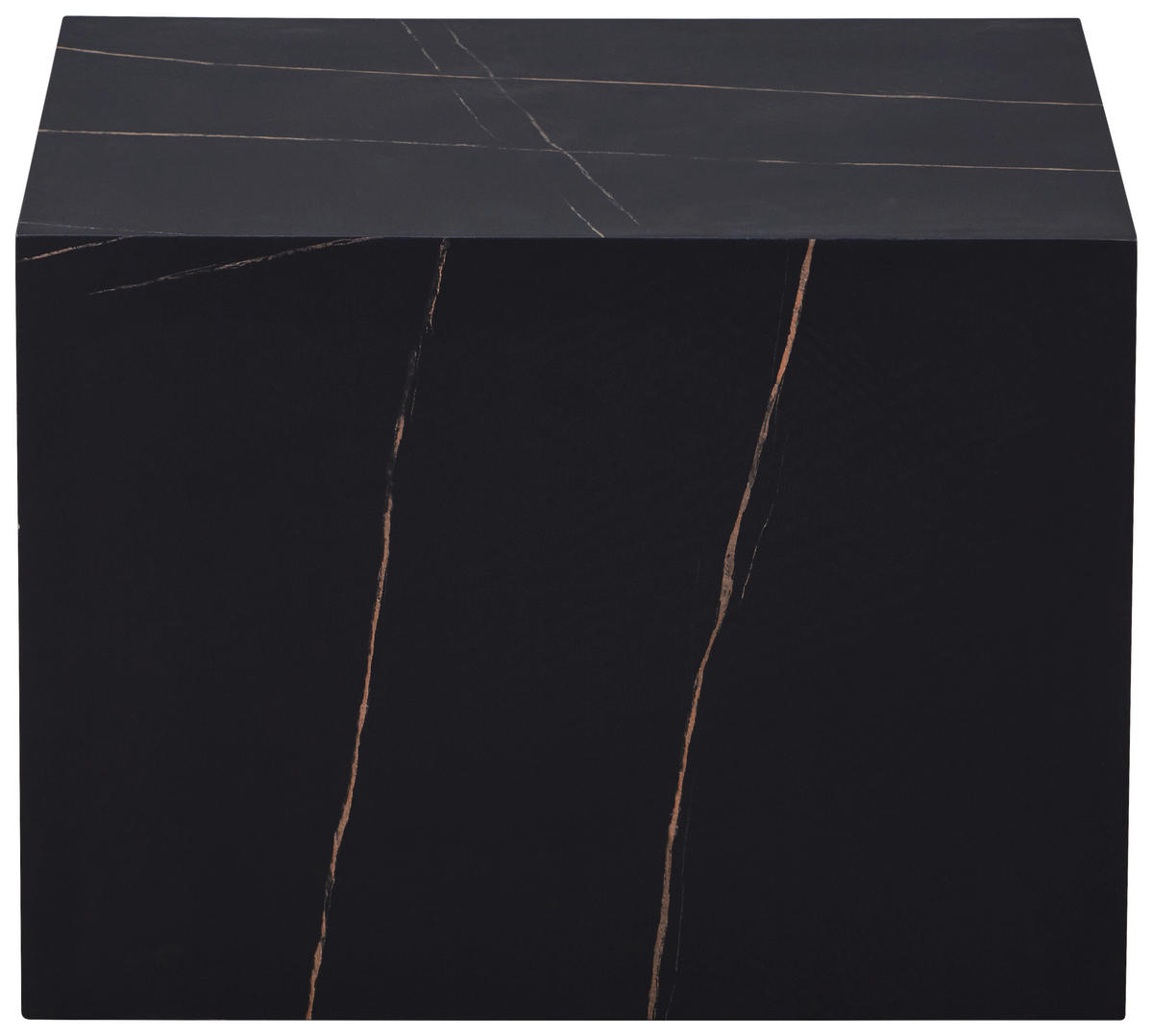 BEISTELLTISCH 55/55/40 cm Schwarz rechteckig  - Schwarz, Design, Holzwerkstoff (55/55/40cm) - Kayoom