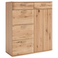 KOMMODE  in 100/118/44 cm  - Eichefarben/Nickelfarben, Natur, Holz/Holzwerkstoff (100/118/44cm)