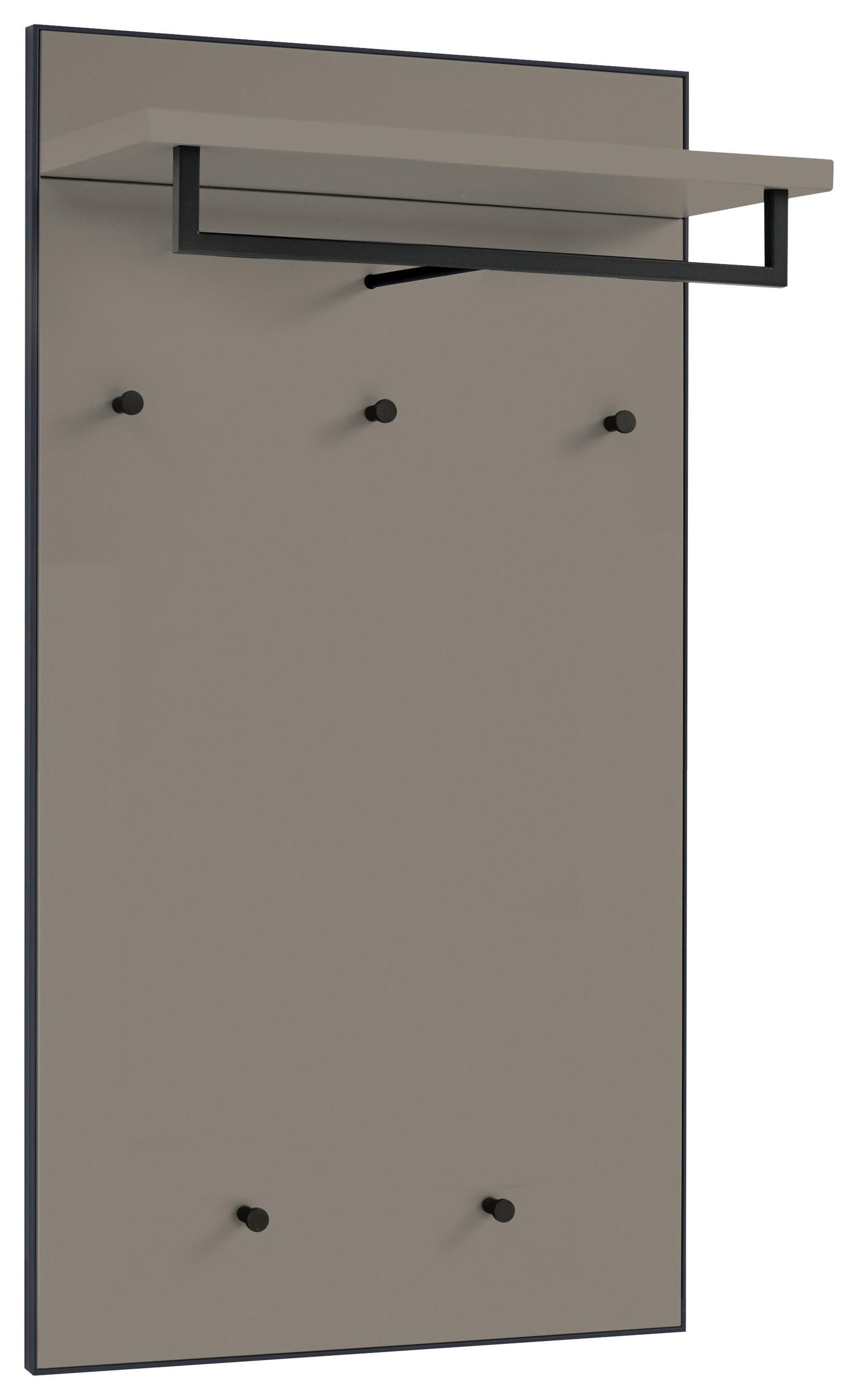 GARDEROBENPANEEL Anthrazit, Fango - Fango/Anthrazit, Design (60/109/27cm)