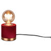 STONA LAMPA Judy  - boja mesinga/crvena, Osnovno, metal/tekstil (11/11cm)