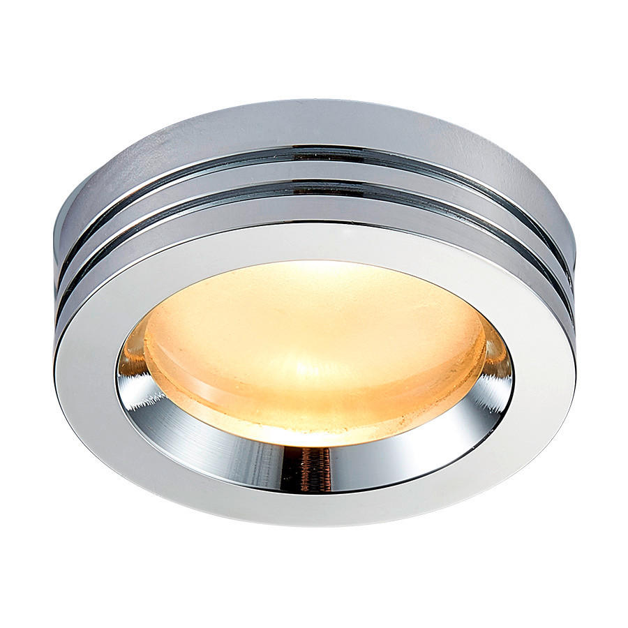 SPOT CU LED  - culoare crom, Basics, sticlă/metal (7,4cm)