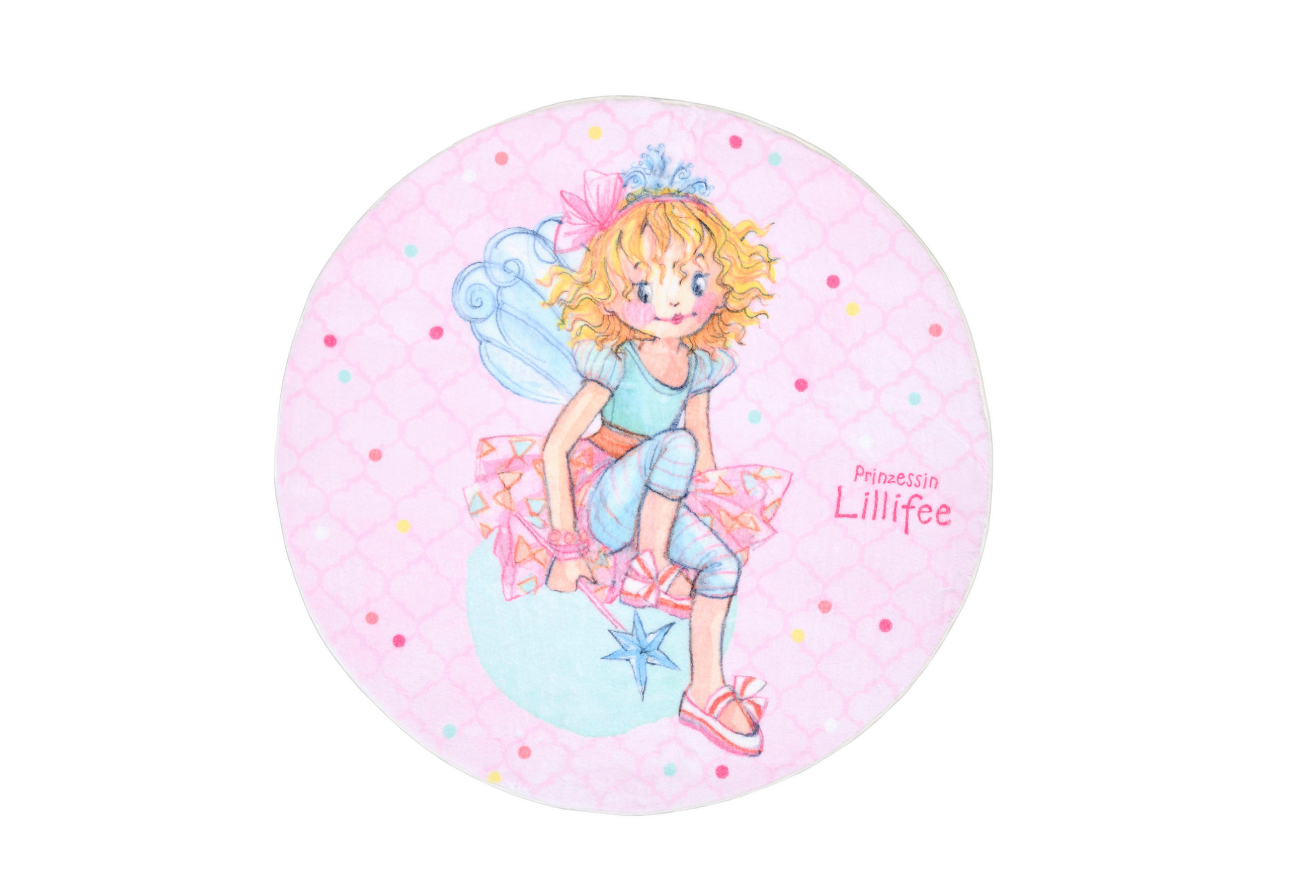 KINDERTEPPICH 100 cm Prinzessin Lillifee  - Hellrosa, Design, Textil (100cm)