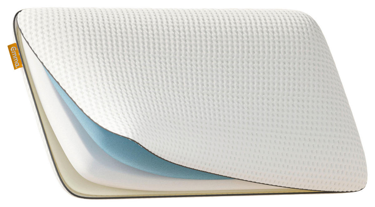 NACKENSTÜTZKISSEN 80/40 cm EMMA  - Weiß, Basics, Textil (80/40cm) - Emma