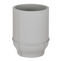 FOGKEFETARTÓ POHÁR műanyag  - világosszürke, Basics, műanyag (7,5/9,8/7,5cm) - Kleine Wolke