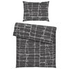 POSTEĽNÁ BIELIZEŇ, renforcé, antracitová, 140/200 cm - antracitová, Konventionell, textil (140/200cm) - Esposa