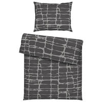 POSTELJNINA CREST 140/200 cm renforcé antracit  - antracit, Konvencionalno, tekstil (140/200cm) - Esposa