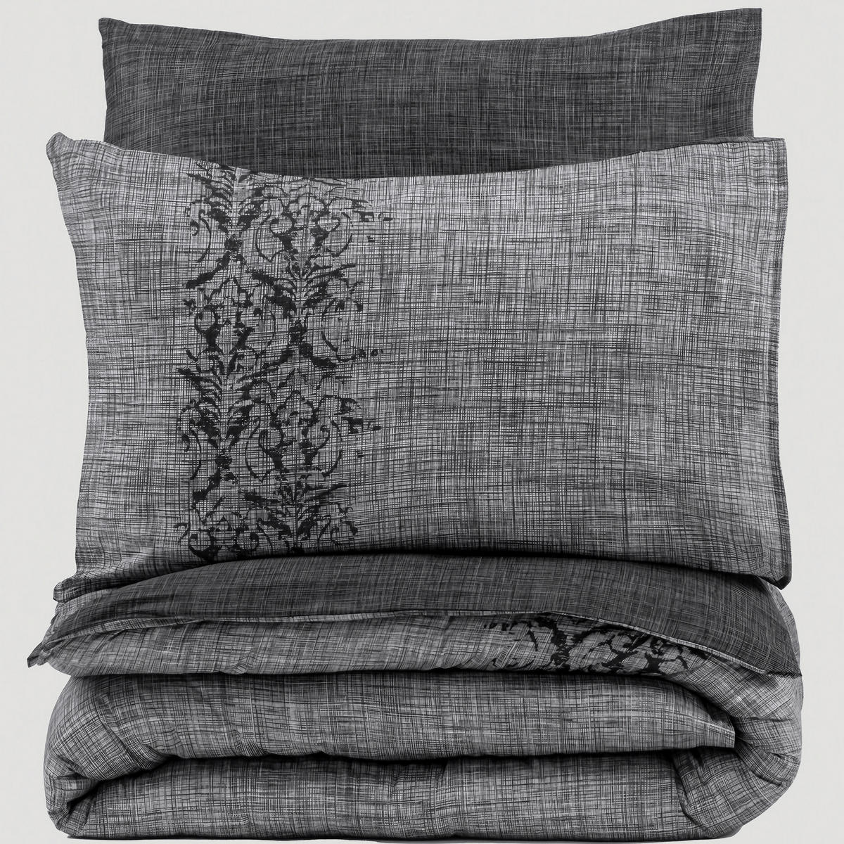 BETTWÄSCHE 135/200 cm  - Grau, Basics, Textil (135/200cm)