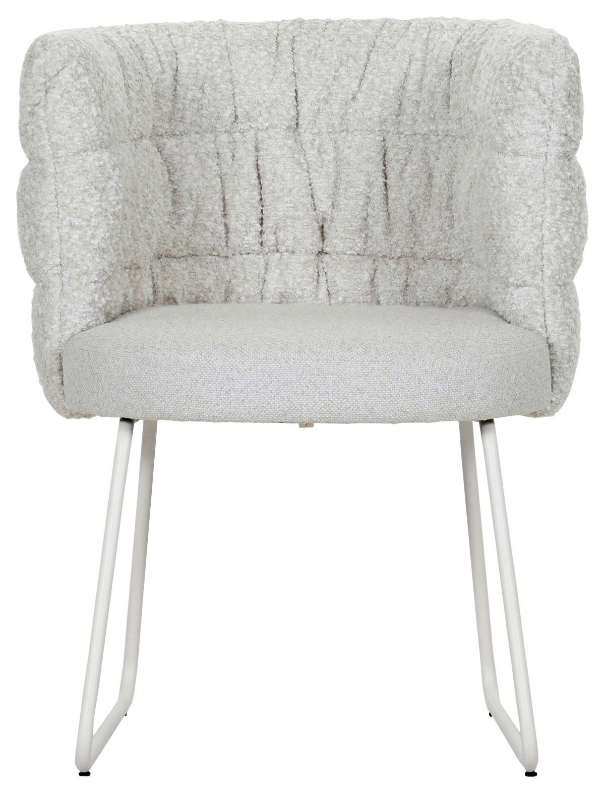 STUHL - Beige, Design, Textil (62/80/62cm) - Novel