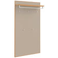 GARDEROBENPANEEL  in 83/183/29 cm  - Sandfarben/Eichefarben, Design, Holz/Holzwerkstoff (83/183/29cm) - Novel