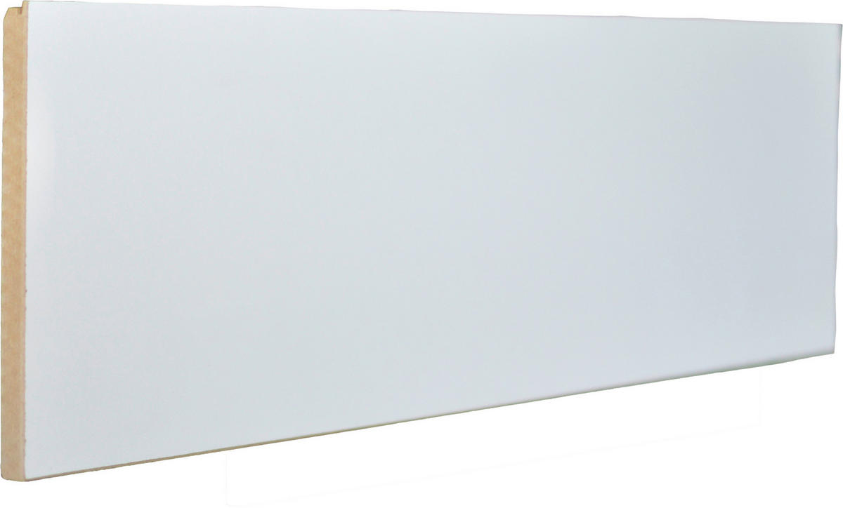 SOCKEL  - Weiß, Basics, Holzwerkstoff (105/15,5/1,3cm) - Impuls