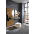 GARDEROBE  in 170/192/40 cm  - Anthrazit/Naturfarben, Design, Glas/Holz (170/192/40cm) - Dieter Knoll