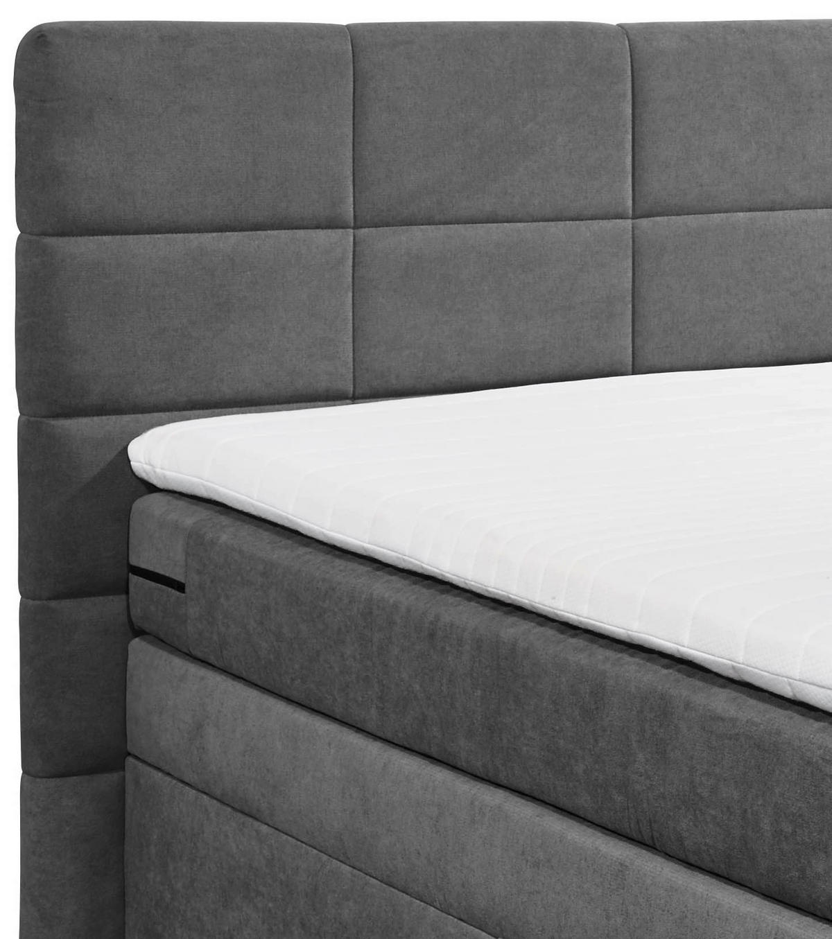 BOXSPRINGBETT 180/200 cm  in Schlammfarben  - Schlammfarben, Konventionell, Kunststoff (180/200cm) - MID.YOU