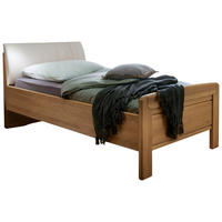 BETT 100/200 cm  in Eichefarben, Champagner  - Champagner/Eichefarben, KONVENTIONELL, Holz (100/200cm) - Venda