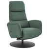 RELAXSESSEL in Leder Opal  - Opal/Schwarz, Design, Leder/Metall (76/108/86cm) - Dieter Knoll