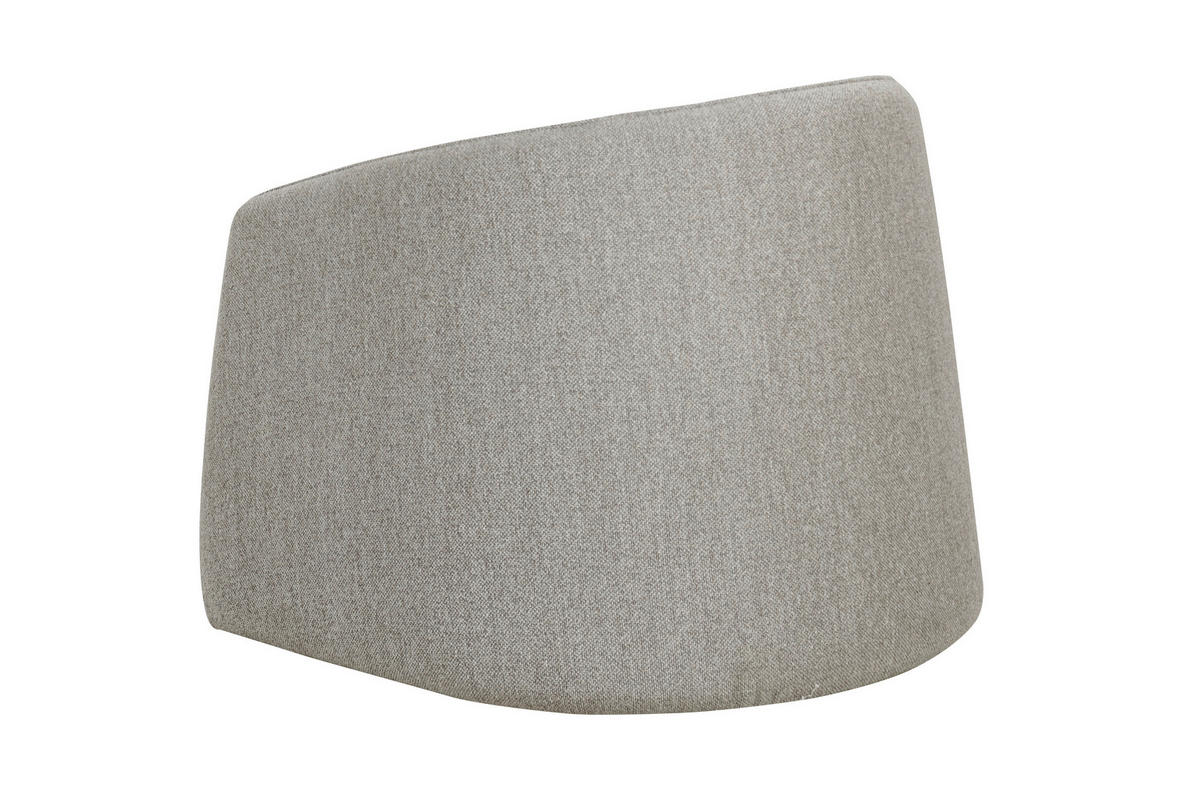 FÅTÖLJ i trä, textil brun, grå, vit  - vit/brun, Design, trä/textil (83/76/83cm) - Johann Jakob