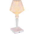 AKKU-TISCHLEUCHTE 12/26 cm  - Klar, KONVENTIONELL, Kunststoff (12/26cm) - Novel