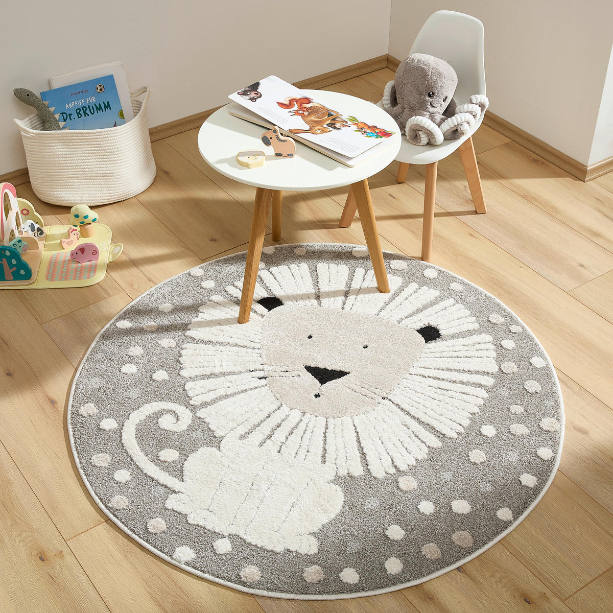 DETSKÝ KOBEREC, 120 cm, sivá - sivá, Trend, textil (120cm) - Ben'n'jen