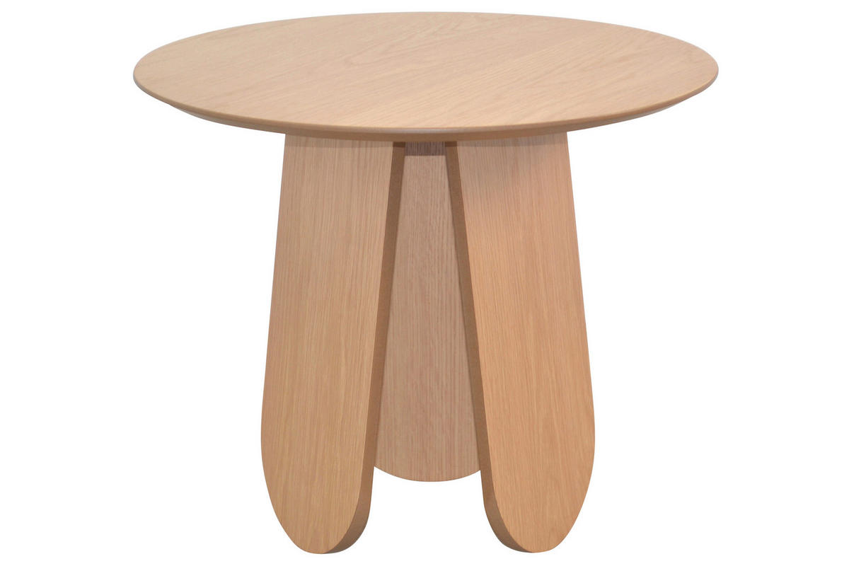 BEISTELLTISCH 50/50/42 cm Eichefarben rund  - Eichefarben, Design, Holzwerkstoff (50/50/42cm) - MID.YOU