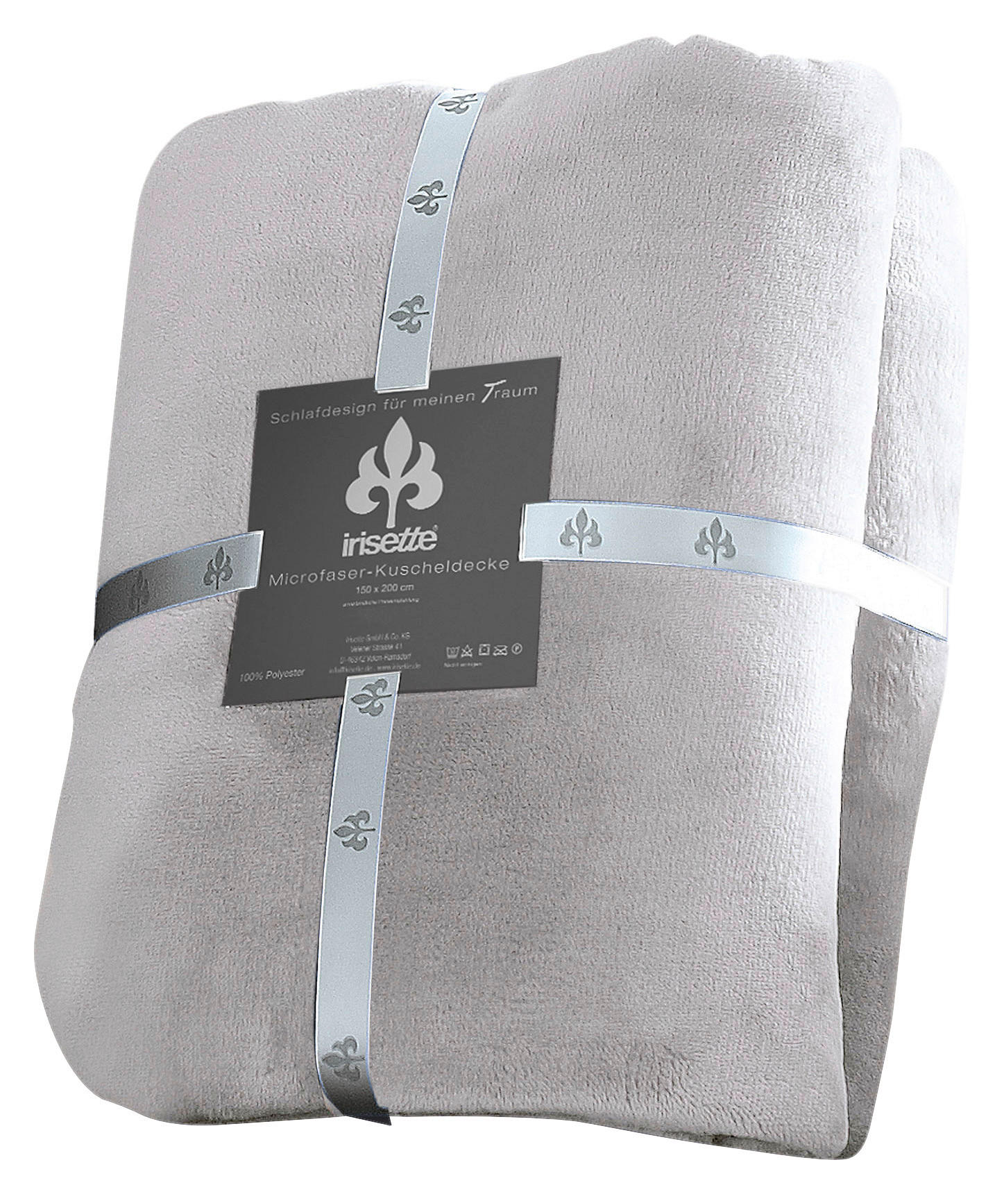 KUSCHELDECKE 150/200 cm  - Platinfarben, KONVENTIONELL, Textil (150/200cm) - Irisette