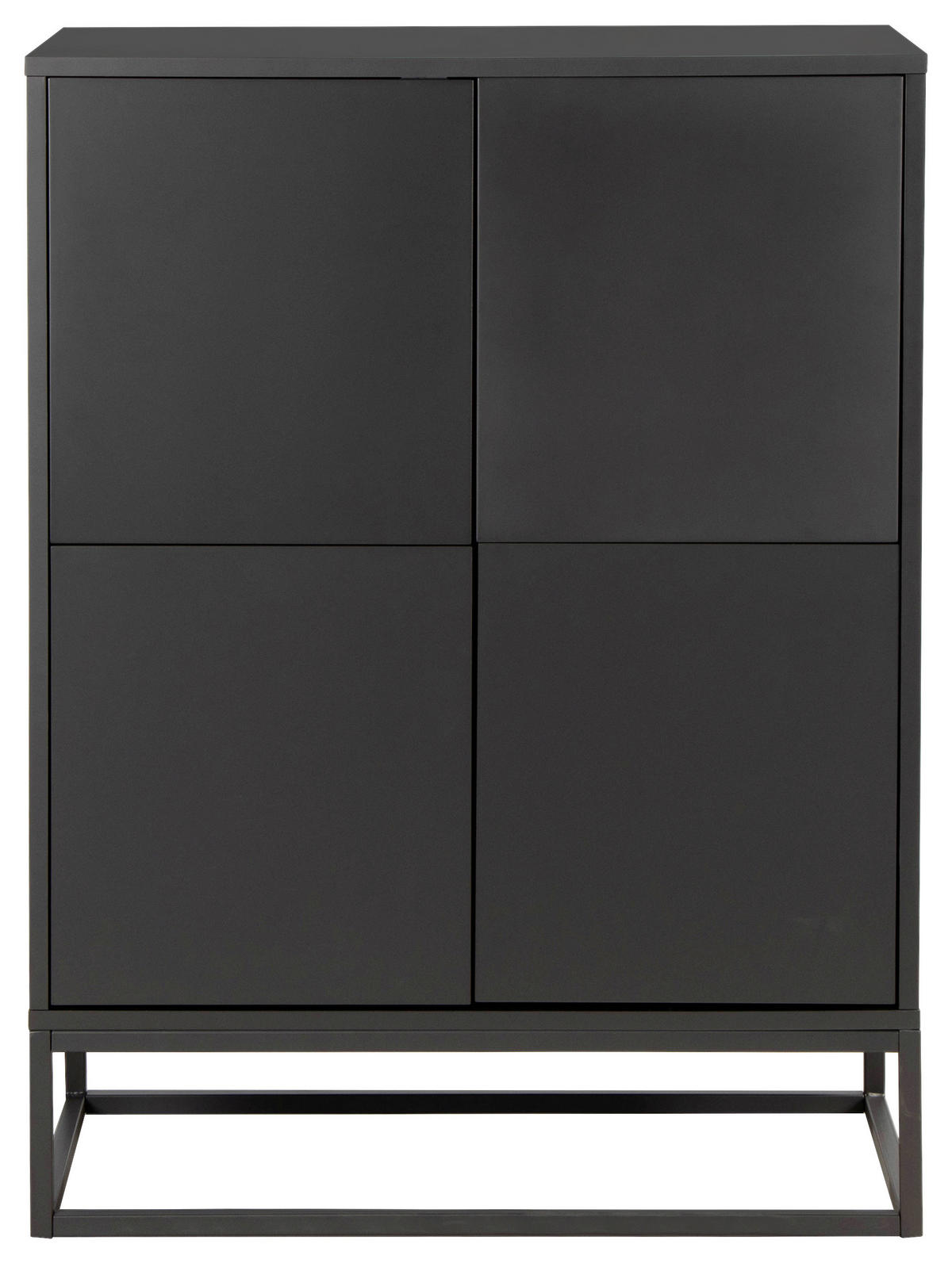 SIDEBOARD  in 80/110/40 cm  - Grau, Design, Holzwerkstoff/Metall (80/110/40cm) - MID.YOU