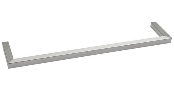 HANDTUCHHALTER 40/1,5/8,5 cm - Silberfarben, Design, Metall (40/1,5/8,5cm) - Dieter Knoll