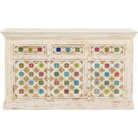 SIDEBOARD  in 150/90/40 cm  - Beige/Multicolor, Holz/Keramik (150/90/40cm) - Kare-Design