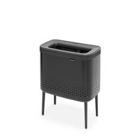 WÄSCHETONNE - Schwarz, Basics, Metall (54/67/32cm) - Brabantia