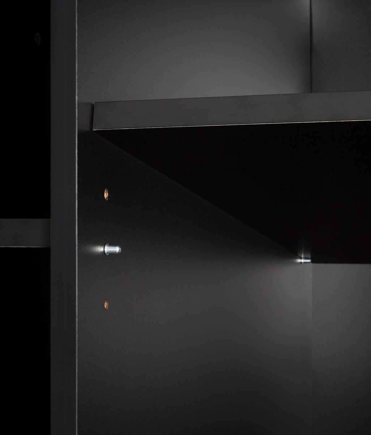 HIGHBOARD Mosel Weinschrank 120/200/58 cm  - Schwarz, KONVENTIONELL, Holzwerkstoff/Metall (120/200/58cm) - Carryhome