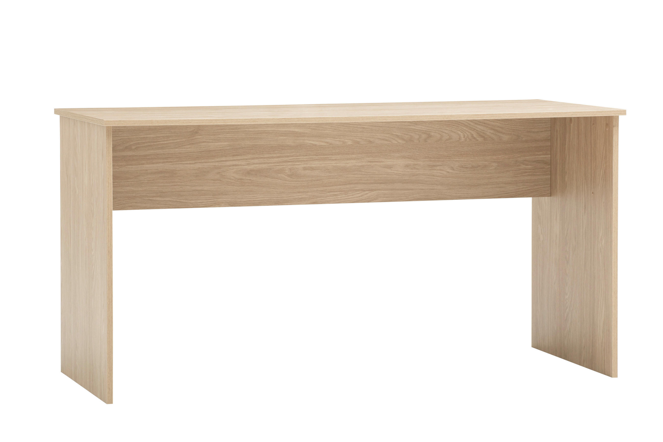 SCHREIBTISCH 144/65/73,6 cm Eichefarben  - Eichefarben, MODERN, Holzwerkstoff/Metall (144/65/73,6cm) - MID.YOU