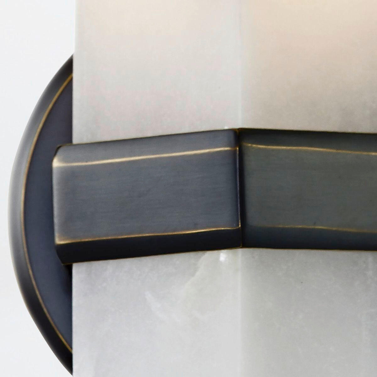 WANDLEUCHTE    - Bronzefarben, KONVENTIONELL, Glas/Metall (38,1/9,1/10,5cm) - Elstead Lighting