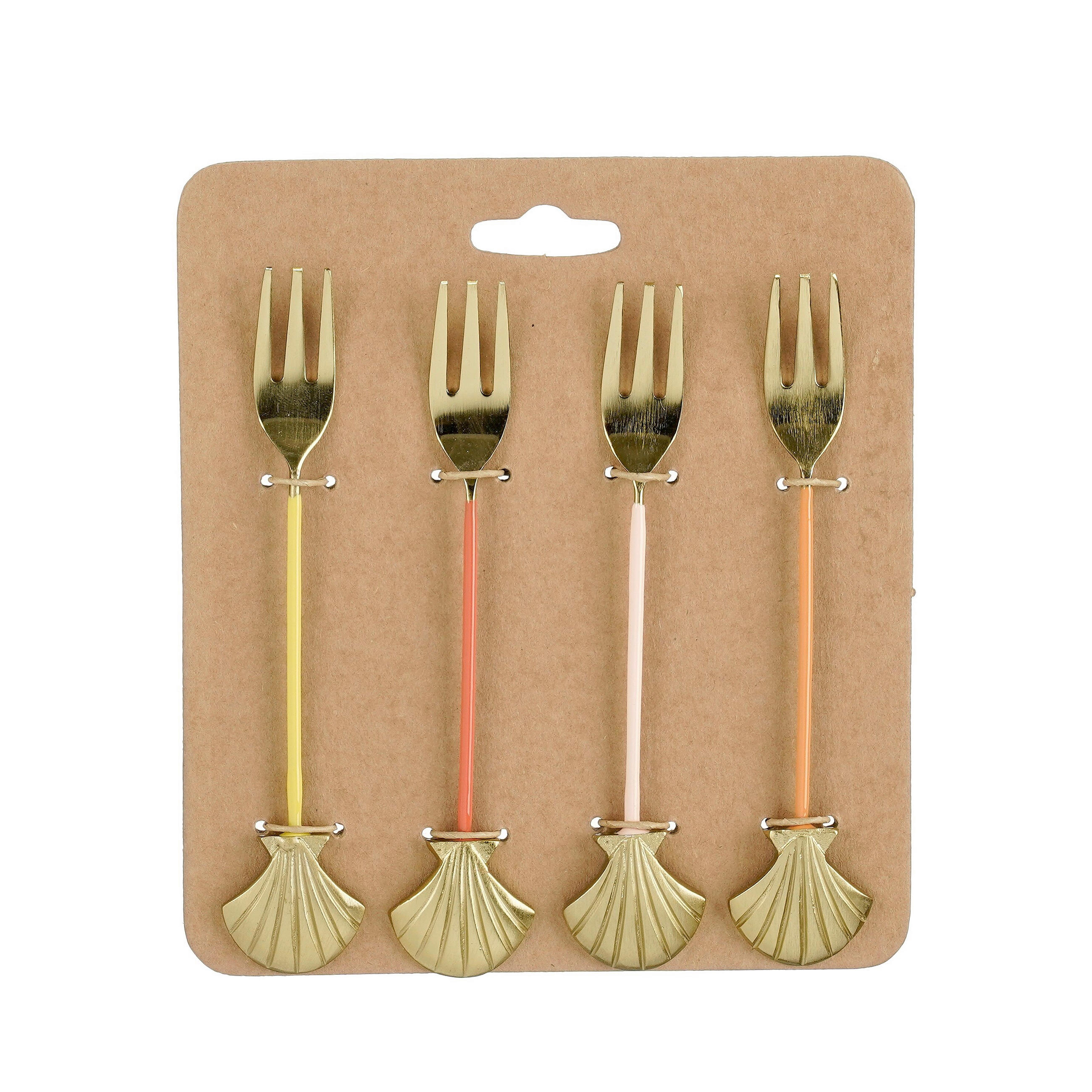 SET VILIC             - rumena/rdeča, Basics, kovina (15.5cm)