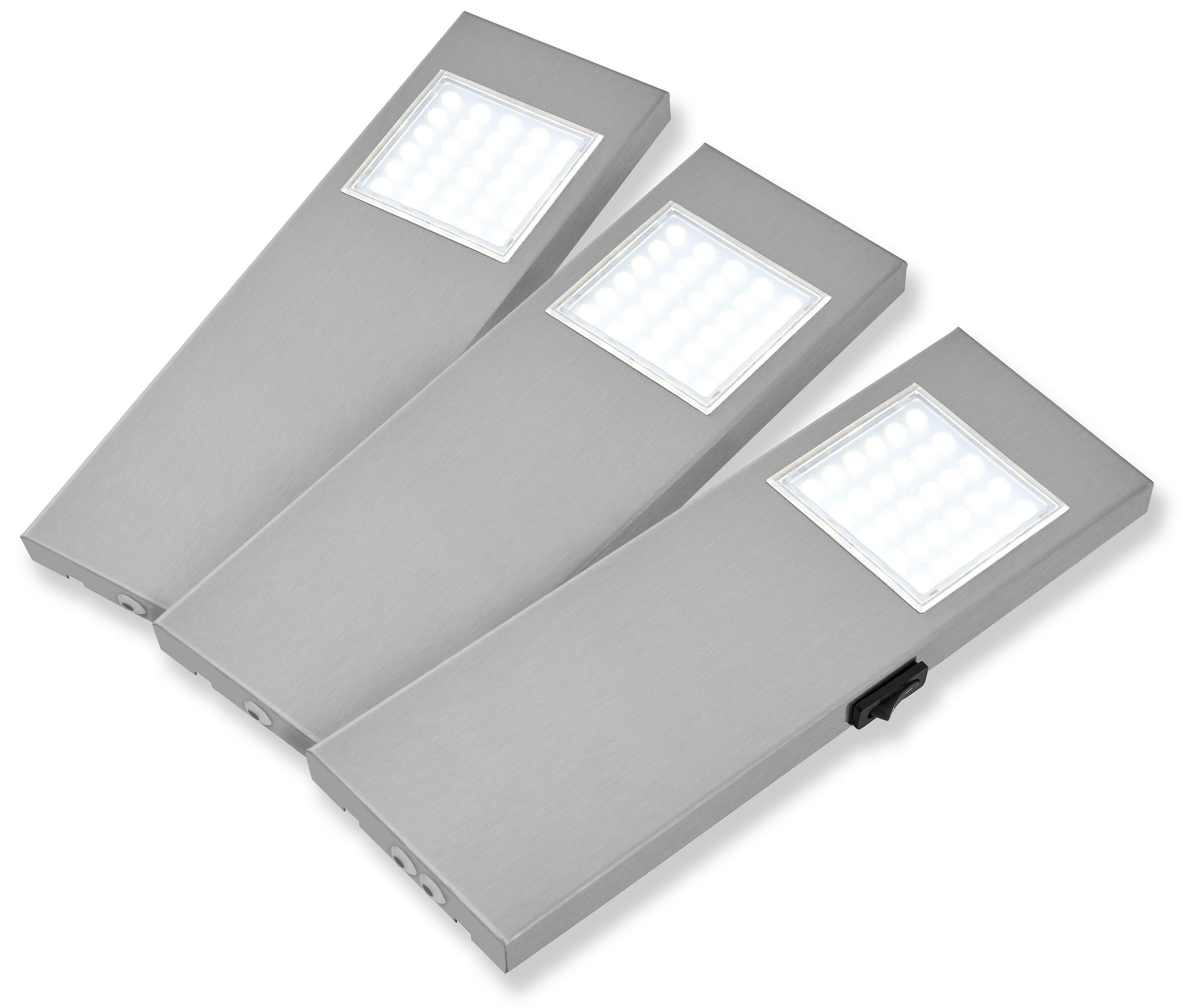 Unterbauleuchte 3x Led 2,8 W Aluminium 220 V